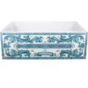 Nantucket Sinks Vineyard 33" Fireclay Farmhouse Sink with Accessories, White/Blue, FCFS3320S-BluMare