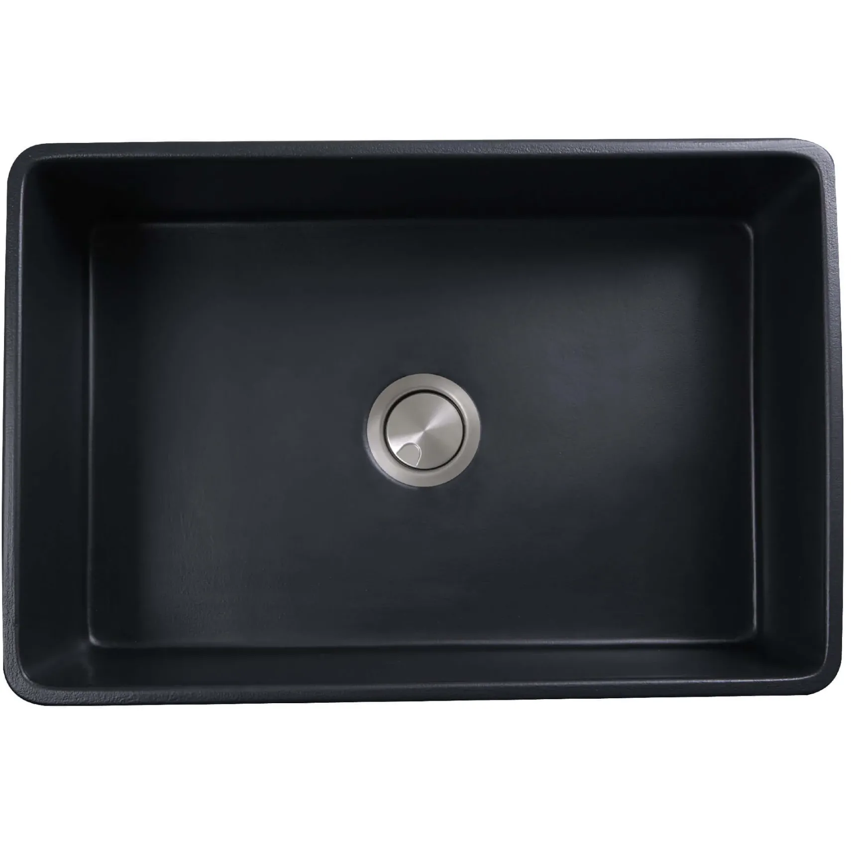 Nantucket Sinks Vineyard 30" Fireclay Farmhouse Sink with Accessories, Matte Black, FCFS3020S-MatteBlack