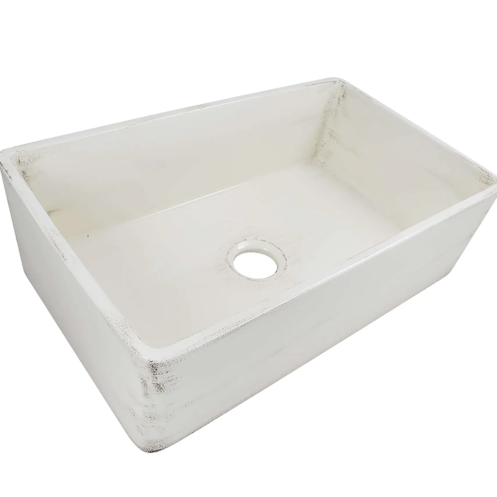 Nantucket Sinks Vineyard 33" Fireclay Farmhouse Sink, Pale Yellow, FCFS3320S-ShabbyStraw