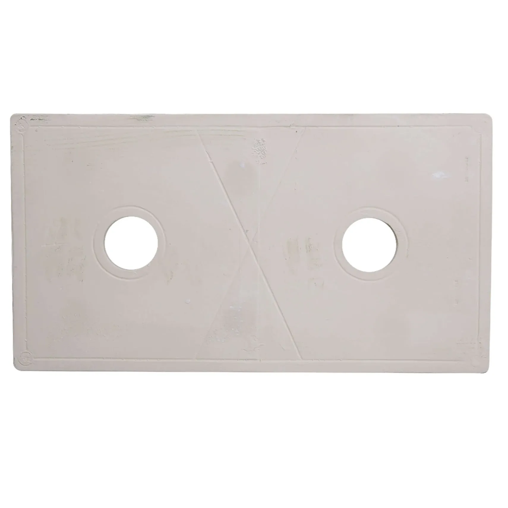 Nantucket Sinks Vineyard 33" Fireclay Farmhouse Sink, Double Bowl, Pale Yellow, FCFS3318D-ShabbyStraw