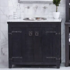 Native Trails 36" Americana Freestanding Vanity Base in Anvil, Reclaimed Wood, VNB368