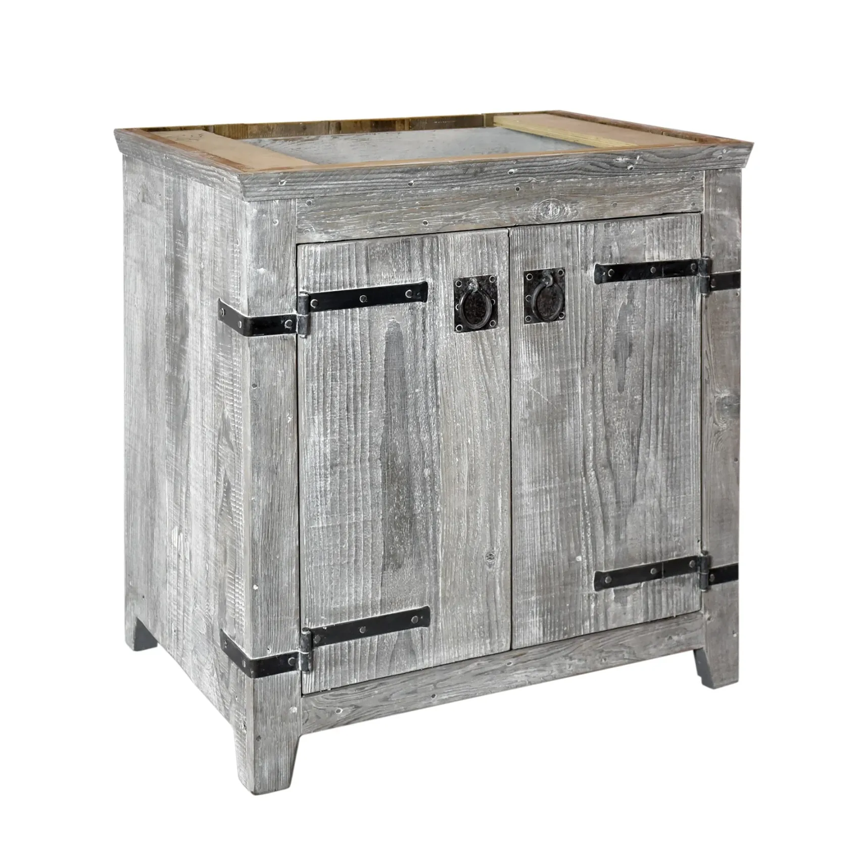 Native Trails 30" Americana Freestanding Vanity Base in Driftwood, VNB309