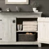 Native Trails 48" Americana Freestanding Rustic Vanity Base in Driftwood, Reclaimed Wood, VNB489