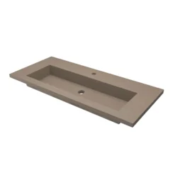 Native Trails 48" Capistrano ADA Vanity Top with Integral Trough Sink in Earh, Single Faucet Cutout, NSVT48-E1