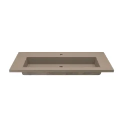 Native Trails 48" Capistrano ADA Vanity Top with Integral Trough Sink in Earh, Single Faucet Cutout, NSVT48-E1
