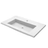 Native Trails 36" Capistrano ADA Vanity Top with Integral Trough Sink in Pearl, Single Faucet Cutout, NSVT36-P1