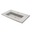 Native Trails 36" Capistrano ADA Vanity Top with Integral Trough Sink in Ash, Single Faucet Cutout, NSVT36-A1