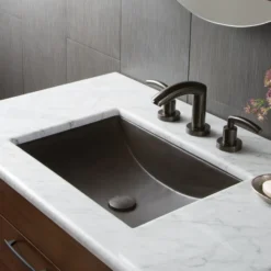 Native Trails 36" Carrara Vanity Top, Rectangle 18x12 with 3 Faucet Holes, VT36-R1812-CA-3