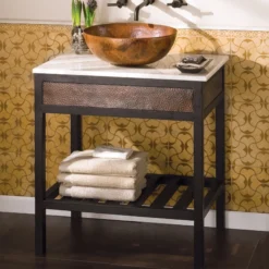 Native Trails 30" Carrara Vanity Top, Vessel with No Faucet Hole, VT30-V-CA-0
