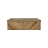 Native Trails 36" Chardonnay Floating Vanity with NativeStone Trough in Earth, VNW191-NSL3619-E