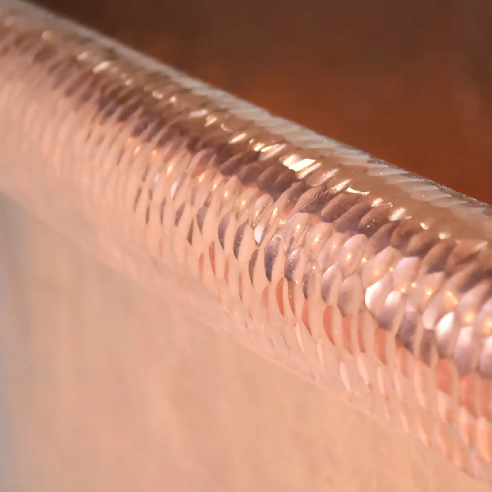 Native Trails 66" Copper Santorini Bathtub, Polished Copper, CPS944