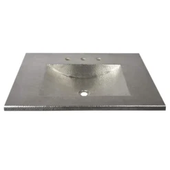 Native Trails 30" Cozumel Vanity Top with Integral Bathroom Sink in Brushed Nickel, VNT3055