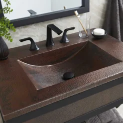 Native Trails 30" Cozumel Vanity Top with Integral Bathroom Sink in Antique Copper, VNT3022