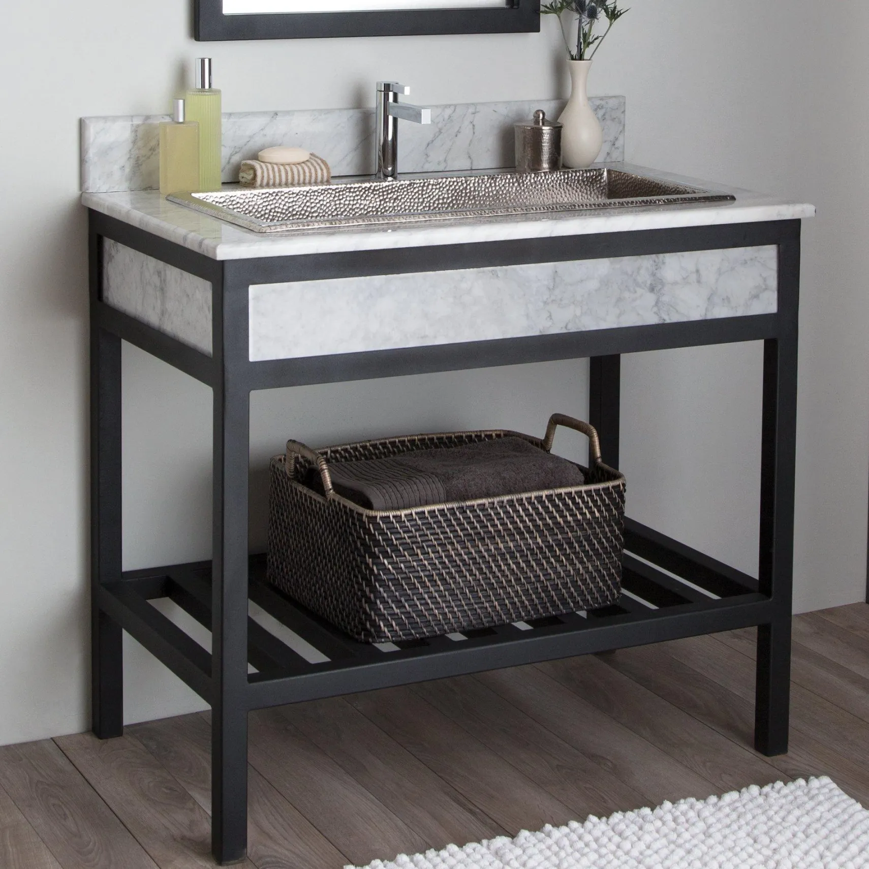 Native Trails 36" Cuzco Freestanding Vanity Base in Carrara, VNR366