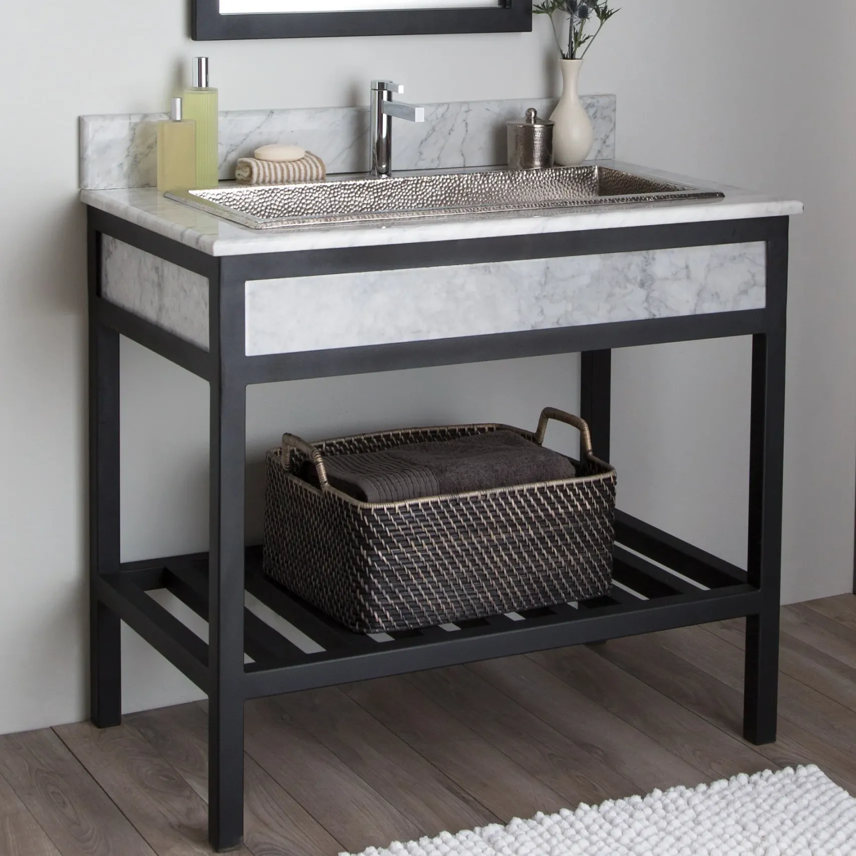 Native Trails 36" Cuzco Freestanding Vanity Base in Carrara, VNR366