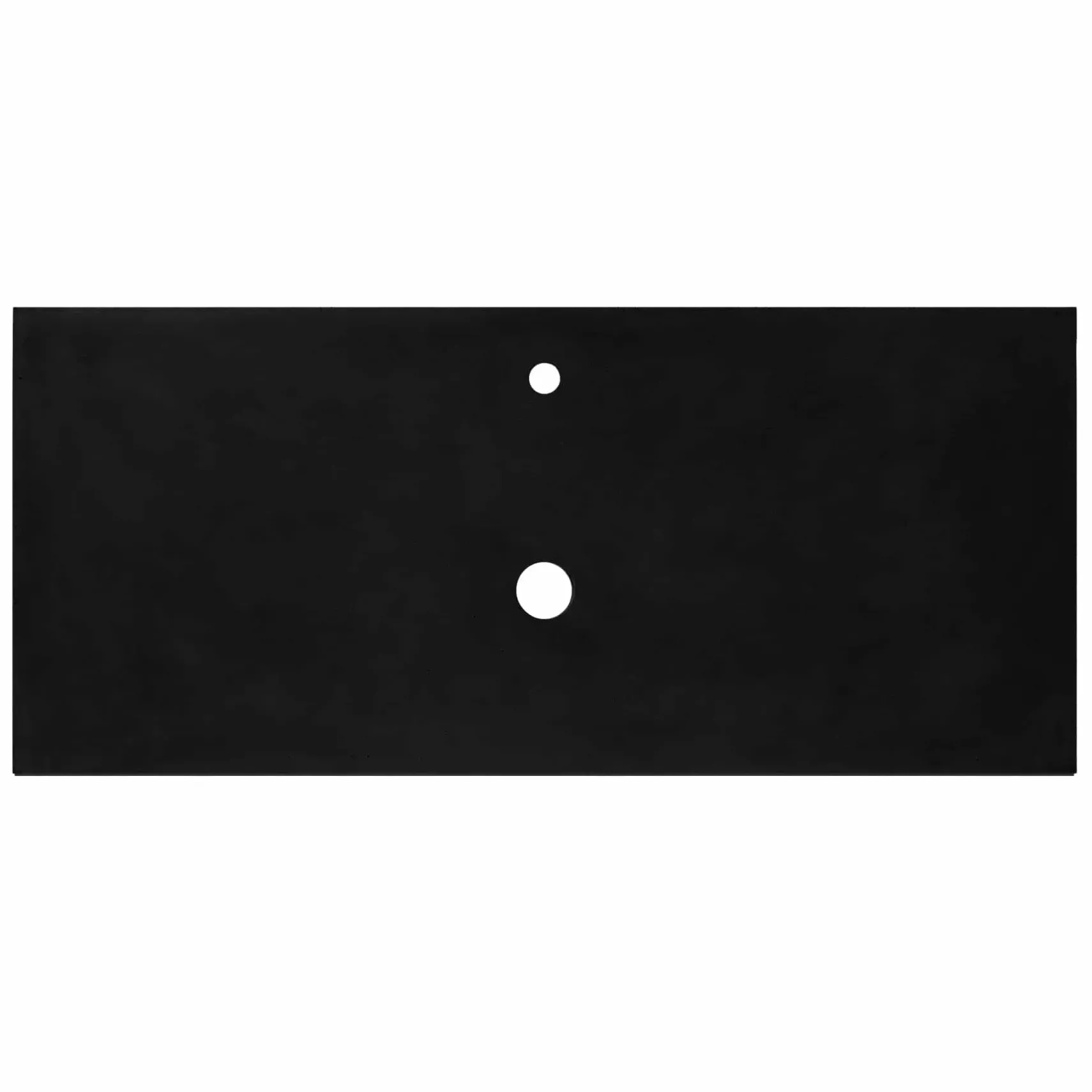 Native Trails 48" Native Stone ADA Vanity Top, Charcoal, Vessel with Single Faucet Hole, VT48-V-C-1