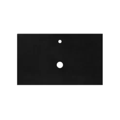 Native Trails 36" Native Stone ADA Vanity Top, Charcoal, Vessel with Single Faucet Hole, VT36-V-C-1