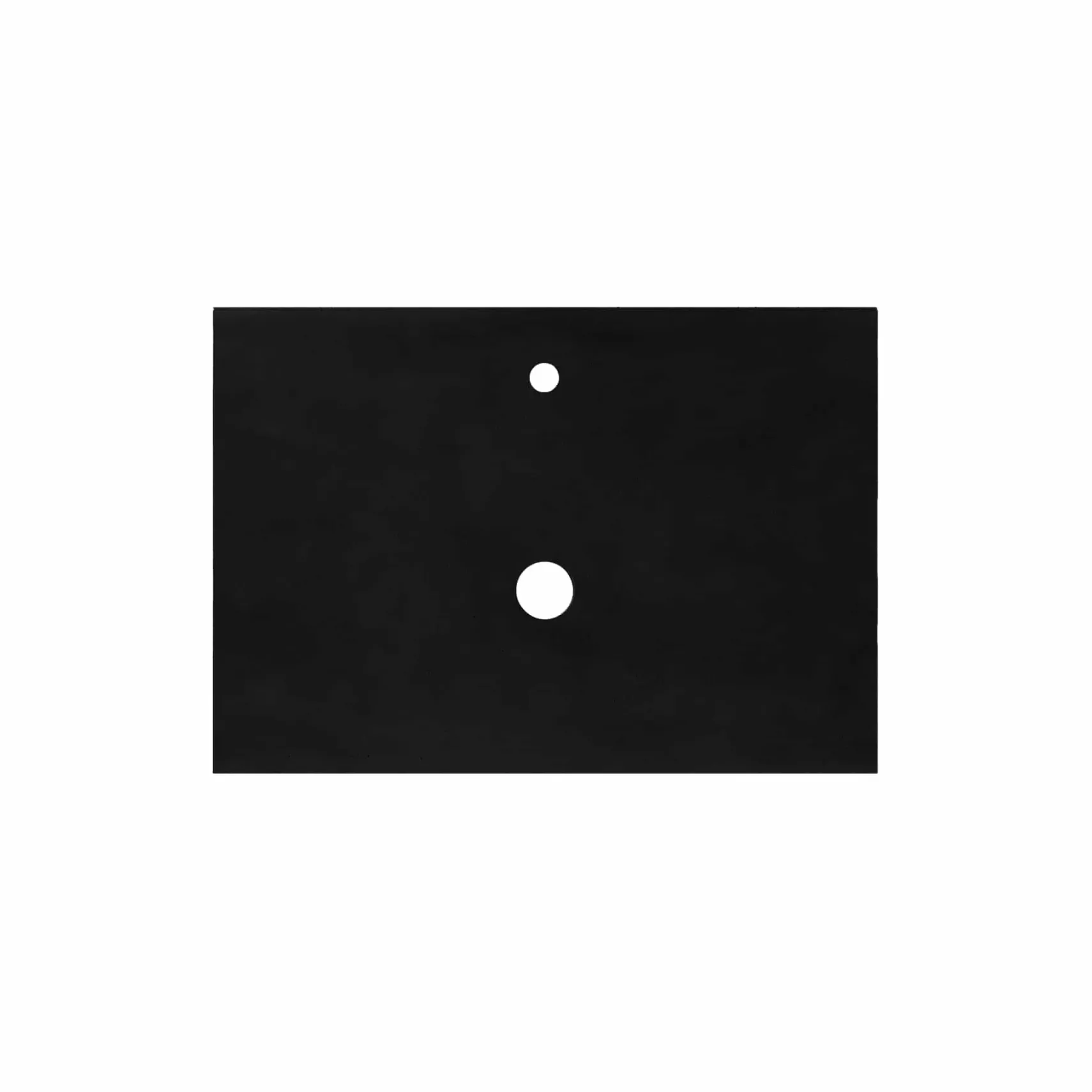 Native Trails 30" Native Stone ADA Vanity Top, Charcoal, Vessel with Single Faucet Hole, VT30-V-C-1