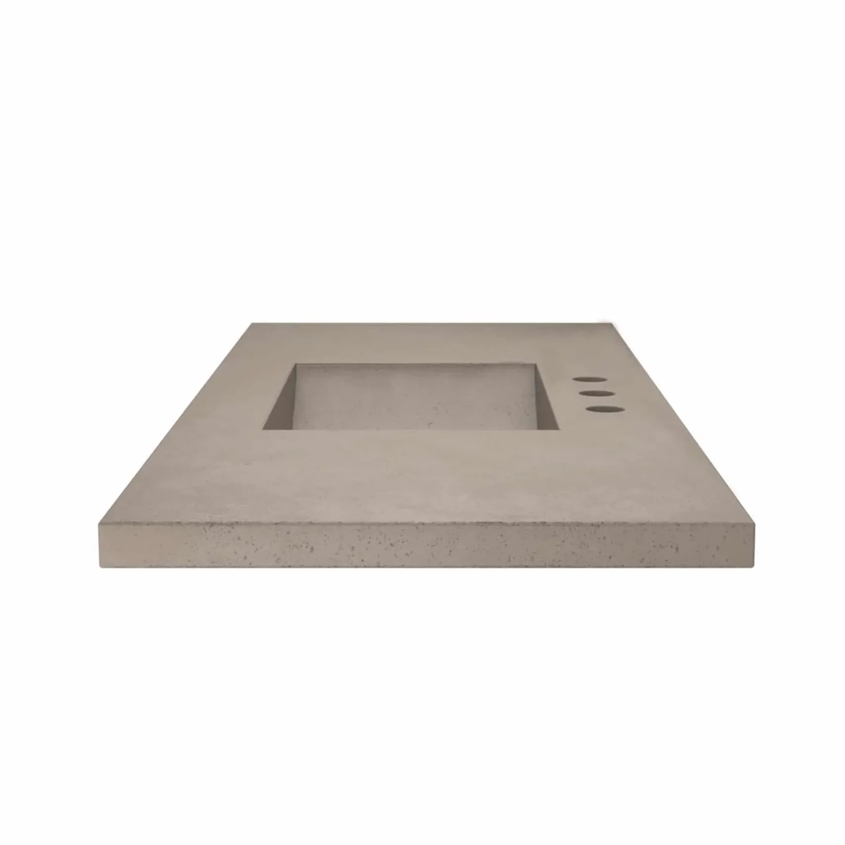 Native Trails 48" NativeStone Palomar Vanity Top with Integral Sink in Earth - 8" Widespread Cutout, NSVNT48-E