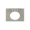 Native Trails 30" NativeStone Vanity Top, Ash, Oval with 3 Faucet Holes, VT30-O1714-A-3
