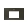 Native Trails 36" NativeStone Vanity Top, Slate, Rectangle 18x12 with Single Faucet Hole, VT36-R1812-S-1