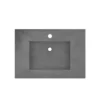 Native Trails 30" NativeStone Palomar Vanity Top with Integral Sink in Slate - Single Faucet Cutout, NSVNT30-S1