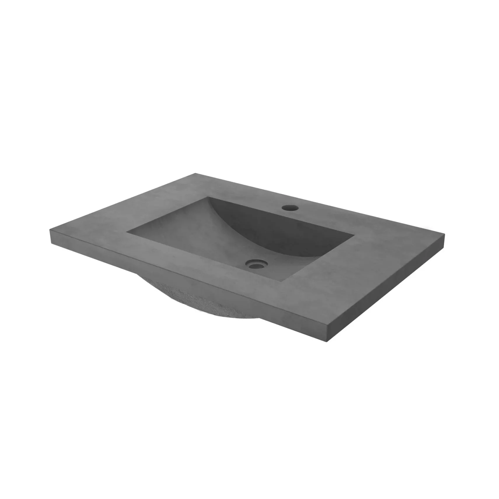 Native Trails 30" NativeStone Palomar Vanity Top with Integral Sink in Slate - Single Faucet Cutout, NSVNT30-S1