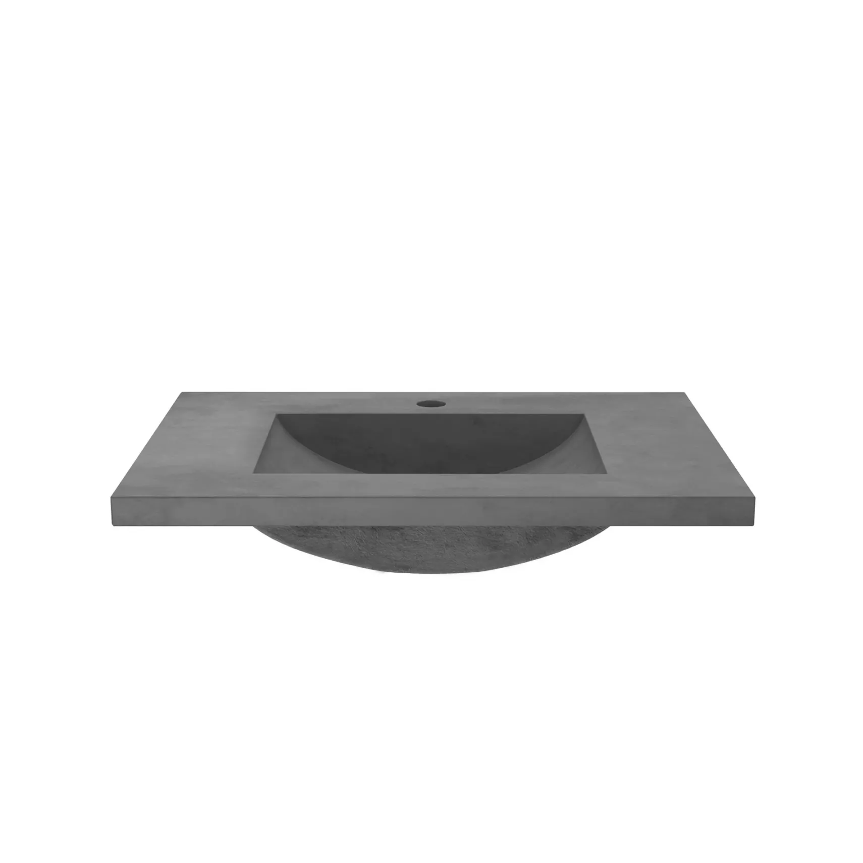 Native Trails 30" NativeStone Palomar Vanity Top with Integral Sink in Slate - Single Faucet Cutout, NSVNT30-S1