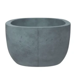 Native Trails 66" NativeStone Concrete Avalon Freestanding Bathtub, Ocean, NST6636-O