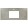 Native Trails 48" NativeStone Vanity Top, Ash, Rectangle 18x12 with Single Faucet Hole, VT48-R1812-A-1