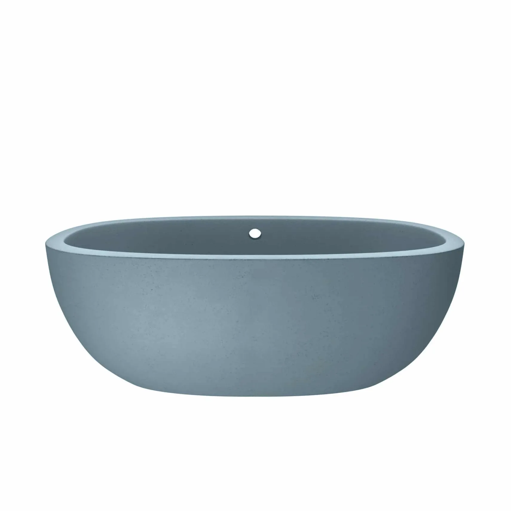 Native Trails 62" NativeStone Concrete Avalon Freestanding Bathtub, Ocean, NST6236-O