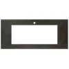 Native Trails 48" NativeStone Vanity Top, Slate, 34x14 Cutout for Trough with Single or No Faucet Hole, VT48-T3414-S-1