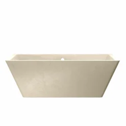 Native Trails 66" NativeStone Concrete Mendocino Freestanding Bathtub, Sand, NST6634-D