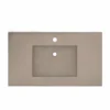 Native Trails 36" NativeStone Palomar Vanity Top with Integral Sink in Earth - Single Faucet Cutout, NSVNT36-E1
