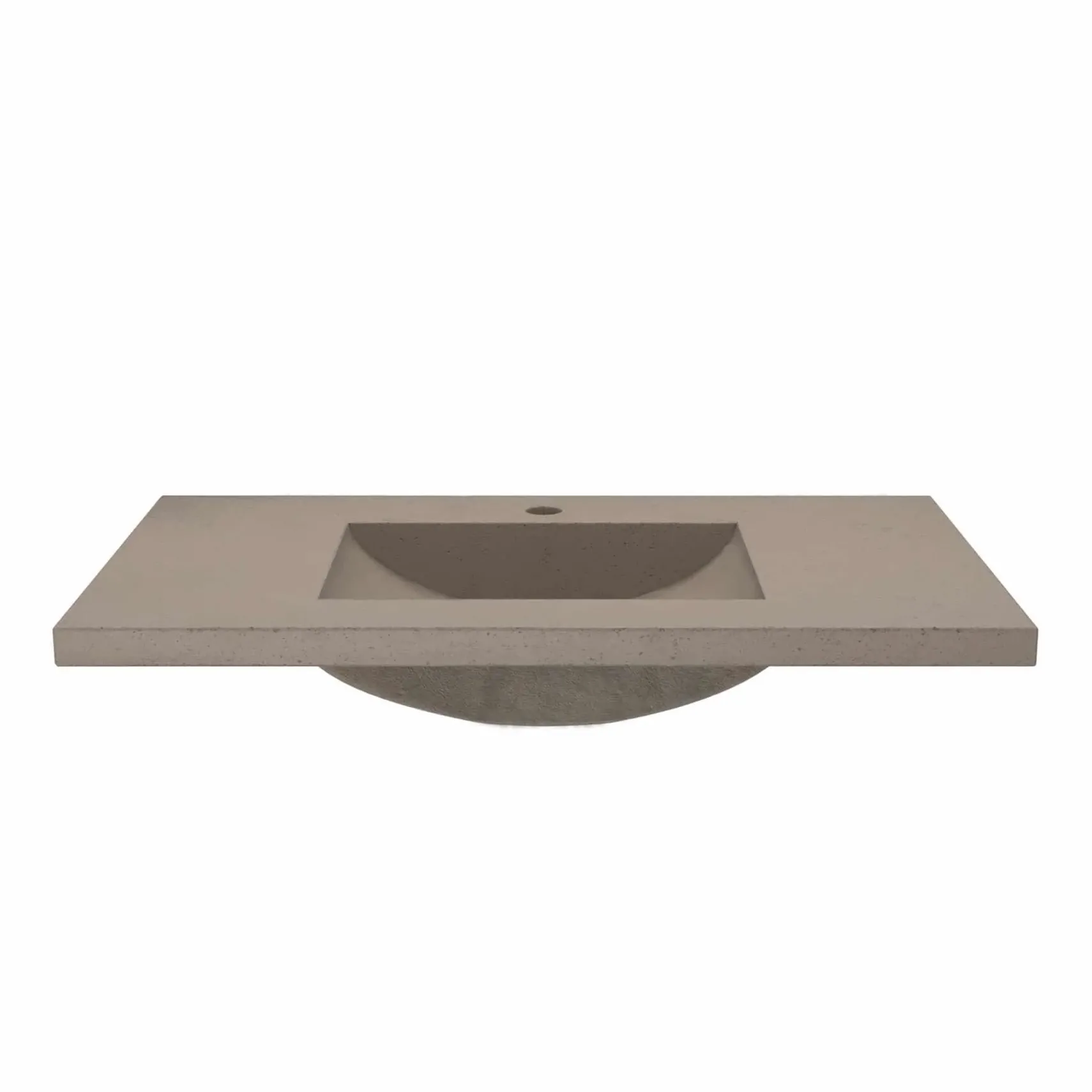 Native Trails 36" NativeStone Palomar Vanity Top with Integral Sink in Earth - Single Faucet Cutout, NSVNT36-E1