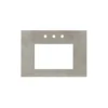 Native Trails 30" NativeStone Vanity Top, Ash, Rectangle 18x12 with 3 Faucet Holes, VT30-R1812-A-3