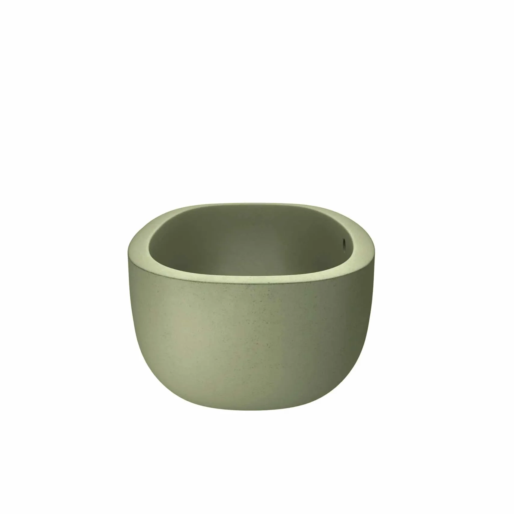 Native Trails 62" NativeStone Concrete Avalon Freestanding Bathtub, Sage, NST6236-G