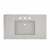 Native Trails 36" NativeStone Palomar Vanity Top with Integral Sink in Ash - 8" Widespread Cutout, NSVNT36-A