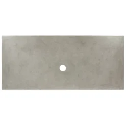 Native Trails 48" NativeStone Vanity Top, Ash, Vessel with No Faucet Hole, VT48-V-A-0