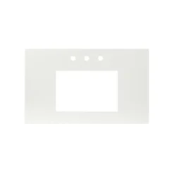 Native Trails 36" NativeStone Vanity Top, Pearl, Rectangle 18x12 with 3 Faucet Holes, VT36-R1812-P-3