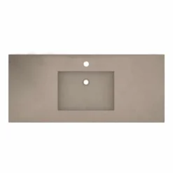 Native Trails 48" NativeStone Palomar Vanity Top with Integral Sink in Earth - Single Faucet Cutout, NSVNT48-E1