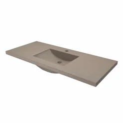 Native Trails 48" NativeStone Palomar Vanity Top with Integral Sink in Earth - Single Faucet Cutout, NSVNT48-E1