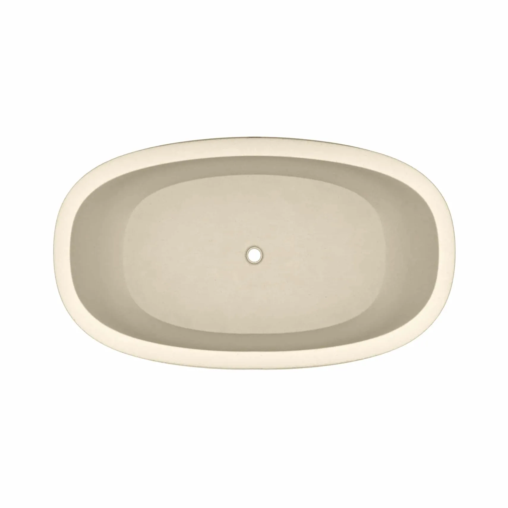 Native Trails 62" NativeStone Concrete Avalon Freestanding Bathtub, Sand, NST6236-D