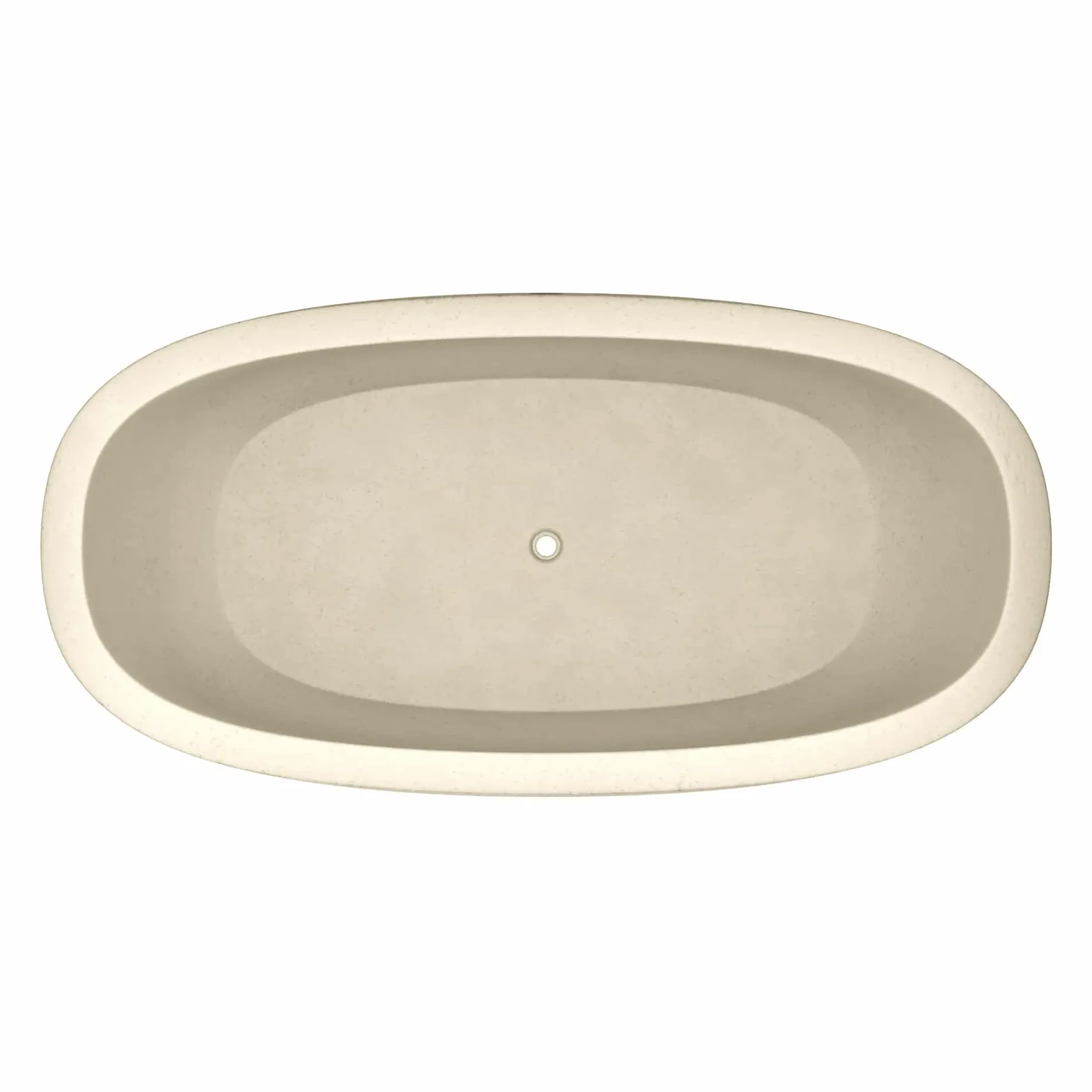 Native Trails 72" NativeStone Concrete Avalon Freestanding Bathtub, Sand, NST7236-D