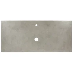 Native Trails 48" NativeStone Vanity Top, Ash, Vessel with Single Faucet Hole, VT48-V-A-1