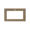 Native Trails 36" NativeStone Vanity Top, Earth, 28x14 Cutout for Trough with Single or No Faucet Hole, VT36-T2814-E-1