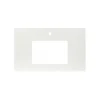 Native Trails 36" NativeStone Vanity Top, Pearl, Rectangle 18x12 with Single Faucet Hole, VT36-R1812-P-1