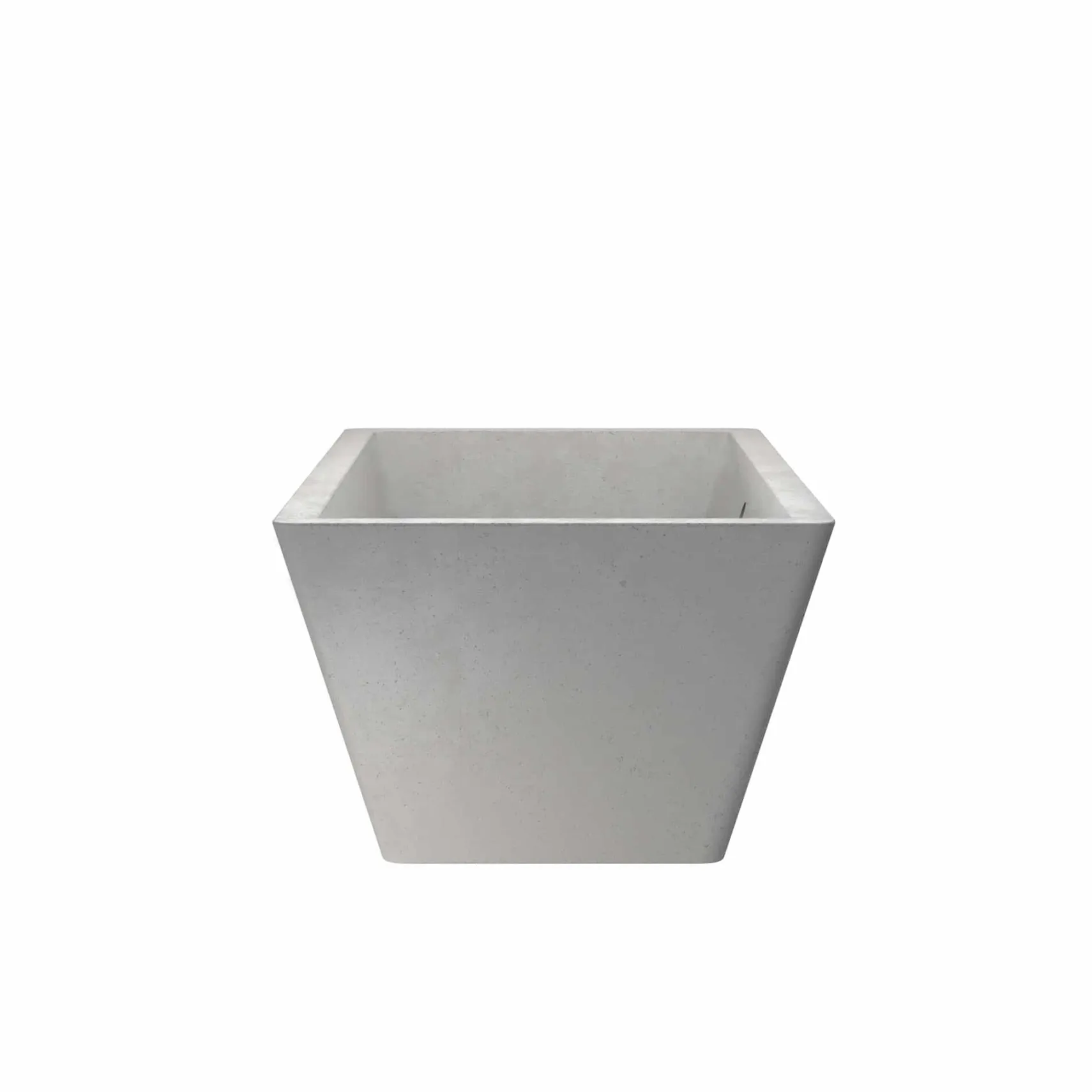 Native Trails 66" NativeStone Concrete Mendocino Bathtub, Ash, NST6634-A