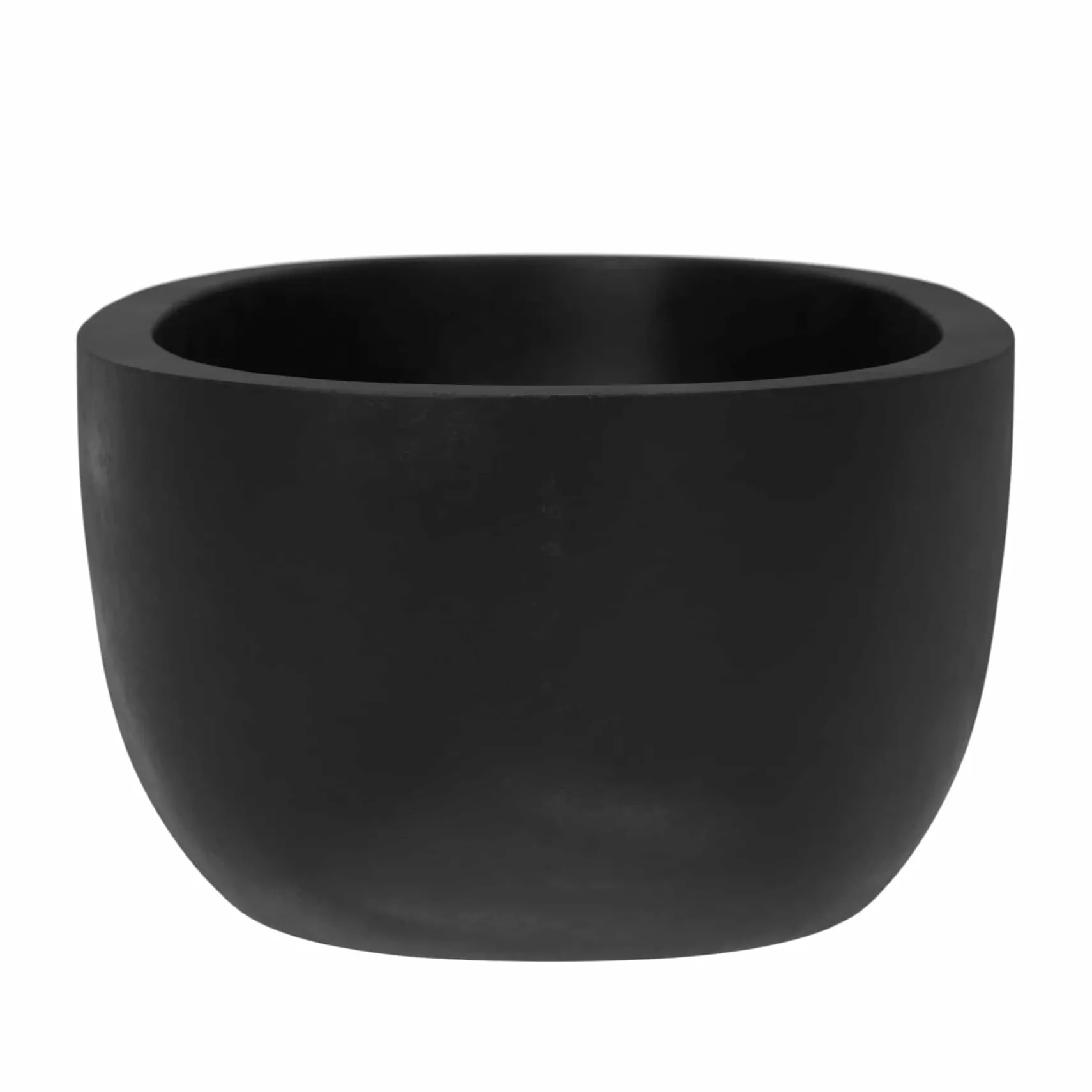 Native Trails 66" NativeStone Concrete Avalon Freestanding Bathtub, Charcoal, NST6636-C