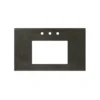 Native Trails 36" NativeStone Vanity Top, Slate, Rectangle 18x12 with 3 Faucet Holes, VT36-R1812-S-3